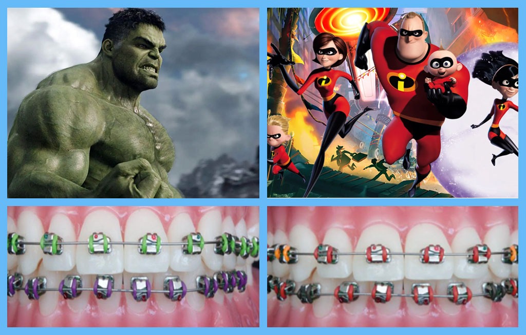 Brackets de Hulk y Los Increíbles